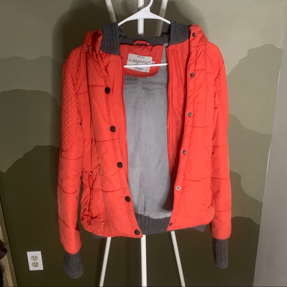 Orange jacket